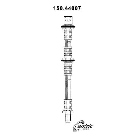 Centric Parts Brake Hose, 150.44007 150.44007